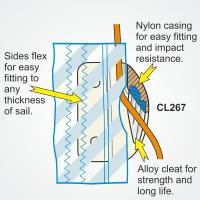 Clamcleat CL267 Yelken kıstırmaçı 